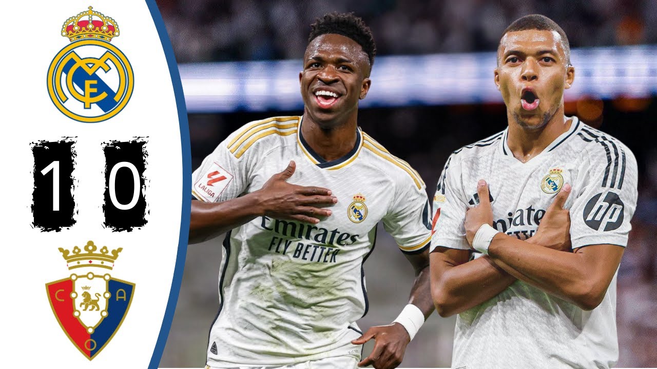 ملخص مباراة ريال مدريد و أوساسونا (1:0) الدوري الإسباني